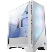 MSI MAG Forge 320R AIRFLOW Micro Tower Blanc boîtier midi tower Blanc | 2x USB-A | RGB | Window