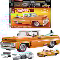 Mattel Brick Shop Hot Wheels Custom '62 Chevy Pickup, Jouets de construction Jeu de construction, 10 an(s), Plastique, 856 pièce(s), 1,77 kg