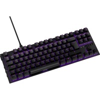 NZXT KB-1TKDE-BR clavier USB QWERTZ Allemand Noir, clavier gaming Noir, Layout DE, Gateron Red, Sans clé (80 - 87%), USB, Clavier mécanique, QWERTZ, LED, Noir