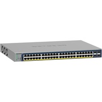 Netgear GS752TP Géré L2/L3/L4 Gigabit Ethernet (10/100/1000) Connexion Ethernet, supportant l'alimentation via ce port (PoE) 1U Noir, Switch Géré, L2/L3/L4, Gigabit Ethernet (10/100/1000), Connexion Ethernet, supportant l'alimentation via ce port (PoE), Grille de montage, 1U