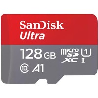 SanDisk Ultra microSDXC 128 Go, Carte mémoire Class 10, UHS-I, SDSQUAB-128G-GN6MA
