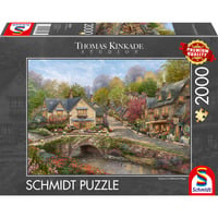Schmidt Spiele Thomas Kinkade Studios: Été à Cobblestone Village, Puzzle 