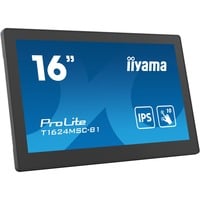 iiyama ProLite T1624MSC-B1 15.6" Moniteur tactile Noir, 1x HDMI, 2x USB-A