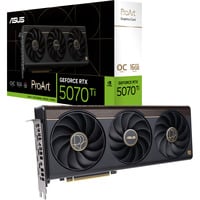 ASUS ProArt GeForce RTX™ 5070 Ti, Carte graphique DLSS 4, 2x DisplayPort, 1x HDMI 2.1, 1x USB-C