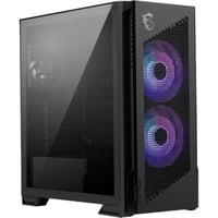 MSI MPG VELOX 300R AIRFLOW PZ Midi Tower Noir, boîtier pc Noir | 2x USB-A | 1x USB-C | RGB | Verre Trempé