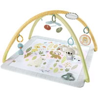 Mattel – Mon Tapis d’Éveil Sensimals, Arche de jeu/couverture Tapis de gymnastique pour bébé, Barre d'activités, Plastique, Multicolore