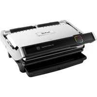 Tefal OptiGrill Elite XL GC760D Gril de contact grill à contact électrique Acier inoxydable brossé/Noir, Acier inoxydable, Acier inoxydable, 800 cm², 40 x 20 mm, Thermoplastique, 6 personne(s)