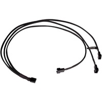 Alphacool Diviseur de câble en Y 4 broches vers 3x 4 broches PWM, 60 cm Noir