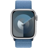 Apple Series 9, Smartwatch Argent/Bleu