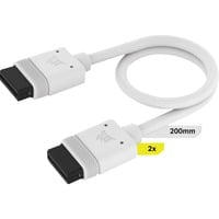 Corsair iCUE LINK, Câble Blanc, 0,2 mètres