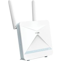 D-Link EAGLE PRO AI Routeur AX1500 4G+ G416, WLAN-LTE-Routeur Wi-Fi 6 (802.11ax), Monobande (2,4 GHz), Ethernet/LAN, 4G, Blanc, Routeur de bureau/poteau