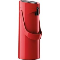 Emsa PONZA thermos 1,9 L Rouge, Verseuse isotherme Rouge brillant, 1,9 L, Rouge, Acrylonitrile-Butadiène-Styrène (ABS), Polypropylène (PP), 12 h, 24 h, 170 mm