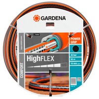 GARDENA Tuyau d'arrosage Comfort HighFLEX 19 mm - GARDENA  Gris/Orange, 50 m, Au-dessus du sol, Gris, Orange, 30 bar, 1,9 cm, 3/4"