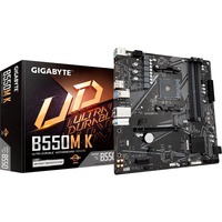 GIGABYTE B550M K Carte mère - Processeurs AMD Ryzen 5000, jusqu'à 4733 MHz DDR4, 1xPCIe 4.0 + 1xPCIe 3.0 M.2, LAN 1GbE, USB 3.2 Gen 1 carte mère socket AM4 jusqu'à 4733 MHz DDR4, 1xPCIe 4.0 + 1xPCIe 3.0 M.2, LAN 1GbE, USB 3.2 Gen 1, AMD, Emplacement AM4, AMD Ryzen 3000 Series, AMD Ryzen 4000 Series, AMD Ryzen 5000 Series, Emplacement AM4, DDR4-SDRAM, 128 Go