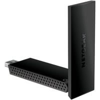 Netgear Adaptateur WiFi 6 USB 3.0 Nighthawk AX1800, Adaptateur WLAN Noir, Wi-Fi 6 (802.11ax), Bi-bande (2,4 GHz / 5 GHz), Noir, Routeur portable