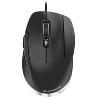 3DConnexion CadMouse Compact, Souris Noir/Argent, 7,200 DPI