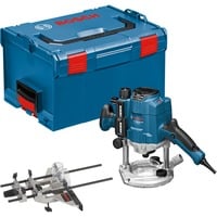 Bosch GOF 1250 CE Noir, Bleu 24000 tr/min 1250 W, Fraiseuse Bleu, Noir, Bleu, 24000 tr/min, 6, 8 (5/16"), 10000 tr/min, 6 cm, 5,5 m/s²