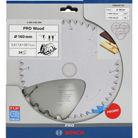 Bosch PRO Wood Lame de scie circulaire 160 mm 