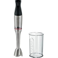 Bosch Serie 6 MSM6M810 blender 0,6 L Mélangeur par immersion 1200 W Acier inoxydable, Batteur électrique Acier inoxydable/Noir, Mélangeur par immersion, 0,6 L, 1,4 m, 1200 W, Acier inoxydable