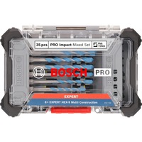 Bosch Set d'embouts mixtes PRO Impact, 35 pièces, Perceuse, ensembles embouts 