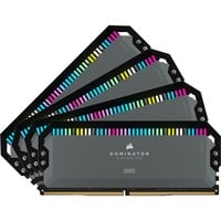Corsair 64 Go DDR5-5600 Quad-Kit, Mémoire vive Noir, CMT64GX5M4B5600Z36, Dominator Platinum RGB, EXPO