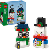 LEGO Bonhommes de neige décoratifs saisonniers, Jouets de construction 