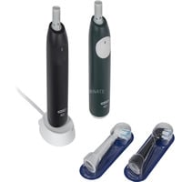 Procter & Gamble iO Series 2 Adulte Brosse à dents vibrante Noir, Vert, Brosse a dents electrique Vert foncé/Noir, Adulte, Brosse à dents vibrante, Soin quotidien, Sensible, Super sensitive, Noir, Vert, 2 min, Rond
