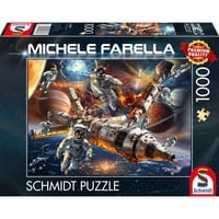 Schmidt Spiele Michele Farella : Mondes étoilés magiques - En apesanteur dans l'espace, Puzzle 