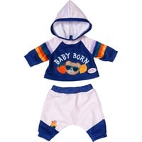 ZAPF Creation BABY born Jogging Suit Navy 43cm, Accessoires de poupée BABY born Jogging Suit Navy 43cm, Ensemble d'habits de poupée, 3 an(s)