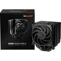 be quiet! Dark Rock Pro 5, Refroidisseur CPU Noir, Connecteur de ventilateur PWM à 4 broches