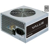 Chieftec Value APB-400B8 unité d'alimentation d'énergie 20+4 pin ATX PS/2 Argent alimentation  400 watt Gris, 1x PCIe, 400 W, 200 - 240 V, 47 - 63 Hz, 3 A, Actif, 100 W