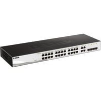 D-Link DGS-1210-24P/E, Switch Argent/Noir