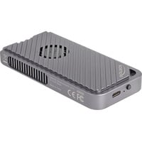 DeLOCK Boîtier SSD M.2 NVMe USB-C 40 Gbps, Boîtier disque dur Gris, avec ventilateur