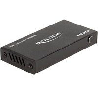 DeLOCK Répartiteur HDMI 1 x HDMI entrée vers 2 x HDMI sortie 4K 60 Hz, Repartiteur HDMI Noir