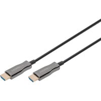 Digitus Câble à fibre optique hybride HDMI AOC, UHD 4K Noir