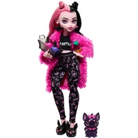 Mattel Creepover Party – Coffret Soirée Pyjama Draculaura, Poupée Poupée mannequin, Femelle, 4 an(s), Garçon/Fille, 270 mm, Multicolore
