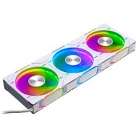 Phanteks D30-120 PWM Regular ventilateur de boîtier RGB  Blanc, 120 x 120 x 30 mm, 3 pièces, connecteur de ventilateur PWM à 4 broches
