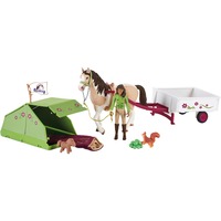 Schleich HORSE CLUB Aventures au camping de Sarah, Figurine Action/Aventure, 5 an(s), Multicolore