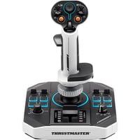 Thrustmaster Sol-R 1 Flightstick, Manette de jeu Noir/Blanc, Manche à air, PC, Analogique/Numérique, Avec fil, USB, USB Type-C