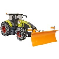 bruder Claas Axion 950 avec chaînes à neige et lame de déneigement, Modèle réduit de voiture 