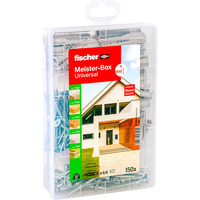 fischer Boîte Maître Universelle + vis, Cheville Gris clair