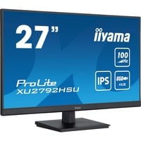 iiyama ProLite XU2792HSU-B6 27" Moniteur  Noir (Mat), HDMI, DisplayPort, 4x USB-A, USB-B