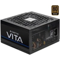 Chieftec Vita Netzteil 80+Bronze - PC-/Server Netzteil - 14,17 min unité d'alimentation d'énergie 20+4 pin ATX PS/2 Noir alimentation  850 watt Noir, 4x PCIe, 17 min, 850 W, 100 - 240 V, Actif, 20+4 pin ATX, 65 cm, 450 mm