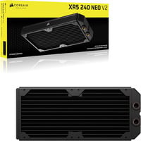 Corsair Hydro X Series XR5 NEO 240 V2, Radiateur Noir