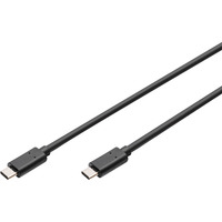 Digitus Câble de connexion USB 2.0 USB-C > USB-C Noir