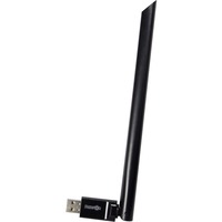 Inter-Tech DMG-19 WLAN 650 Mbit/s, Adaptateur WLAN Sans fil, USB, WLAN, 650 Mbit/s, Noir