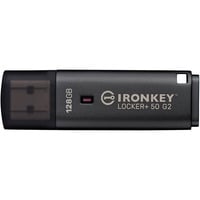 Kingston IronKey Locker+ 50 G2 128 GB, Clé USB Anthracite