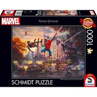 Schmidt Spiele Thomas Kinkade Studios : Marvel Spider-Man & Friends - L'Alliance Ultime, Puzzle 