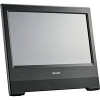 Shuttle All-In-One Barebone X50V9U3, 15,6" tactile résistif, Intel i3-1315U, Wifi, IP54, sans ventilateur, fonctionnement permanent 24/7 Noir, 15,6" tactile résistif, Intel i3-1315U, Wifi, IP54, sans ventilateur, fonctionnement permanent 24/7, Tout-en-un, Dorsale de PC tout en un, Intel SoC, DDR5-SDRAM, PCI Express, Série ATA III, 90 W