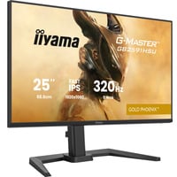 iiyama G-MASTER GB2591HSU-B1 24.5" Moniteur gaming Noir (Mat), 1x DisplayPort, 2x HDMI, 2x USB-C, 2x USB-A, 320 Hz, 62,2 cm (24.5"), 1920 x 1080 pixels, Full HD, LED, 0,4 ms, Noir